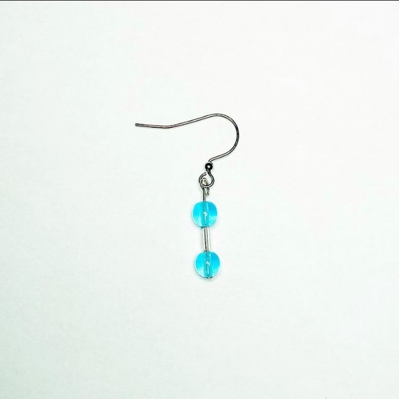 Blue Olivia Earrings - Picture 2 of 3